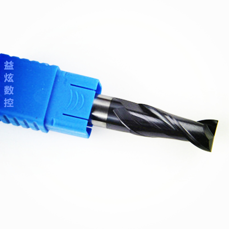 D10D12D14 alloy milling cutter 2 blades 45 degrees lengthened cnc CNC engraving machine metal copper tungsten steel knife 75 100