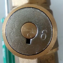 Heating valve key centralized magnetic lock valve key switch double circle tap water meter wrench heating Geothermal