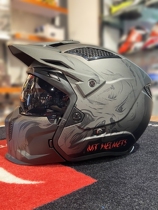 Spain Mt Motorcycle Helmet Retro Street Bully Combined Armor Harley locomotive