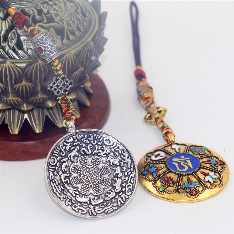 Tibet Jiugong Gossip Signs Duozodiac Signs Hang Pendant Cards Bag listed Waist Card Car Pendant Lhasa Shipped-Taobao