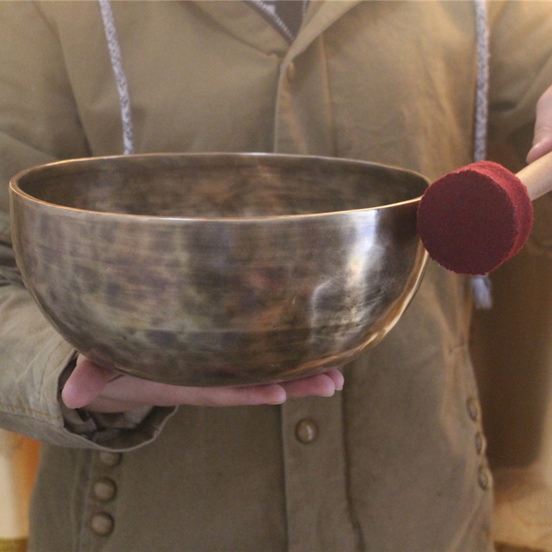 26cm Songbowl Nepal Handmade Pure Copper SPA Sound Therapy Bowl Buddha Soundbowl Bowl Yoga Bowl yoga Supplies-Taobao