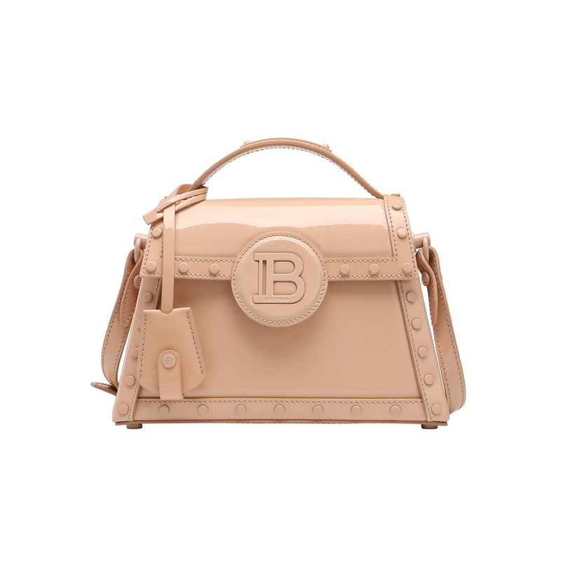 Balmain Balmain's New Early Autumn Product for Women, Classic B-Buzz Elegant Leather Handbag and Crossbody Bag