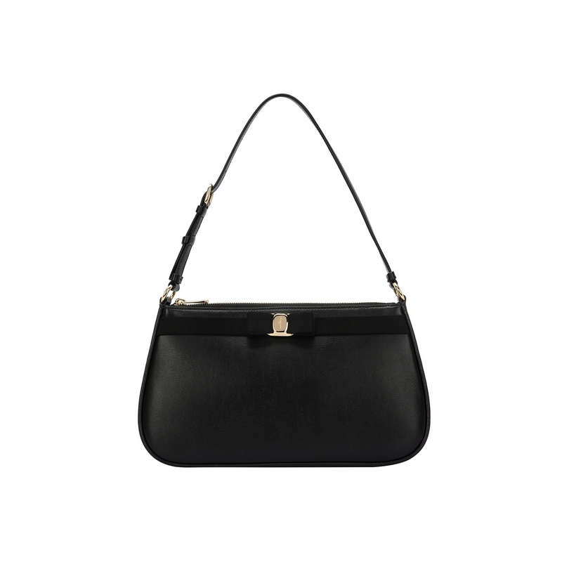 Ferragamo/Ferragamo Spring and Summer New Women's Vara Bow Shoulder Underarm Bag 758137