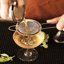 Stainless steel cat ear ice filter cocktail filter cocktail leakage ice filter strainer