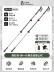 gậy đi trekking bền Câu Cá Gấu sợi carbon đi bộ cực chuyên nghiệp thiết bị leo núi ngoài trời carbon siêu nhẹ kính thiên văn hợp kim nhôm đi bộ đường dài cực gậy leo núi gậy leo núi đường dài 