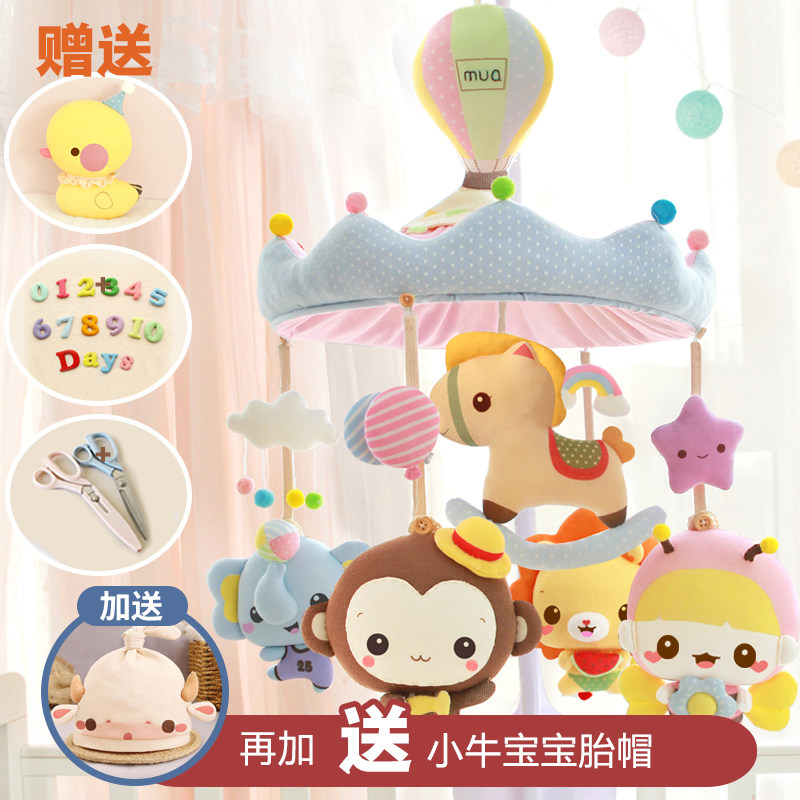 mua bed bell diy newborn baby music rotating bedside rattle to pass the time handmade fabric baby toy