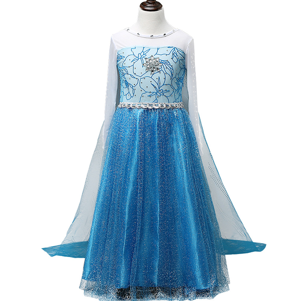 Frozen Princess Dress Aisha Elsa Queen Dress Children's Dress Frozen Aisha Girls Princess Dress
