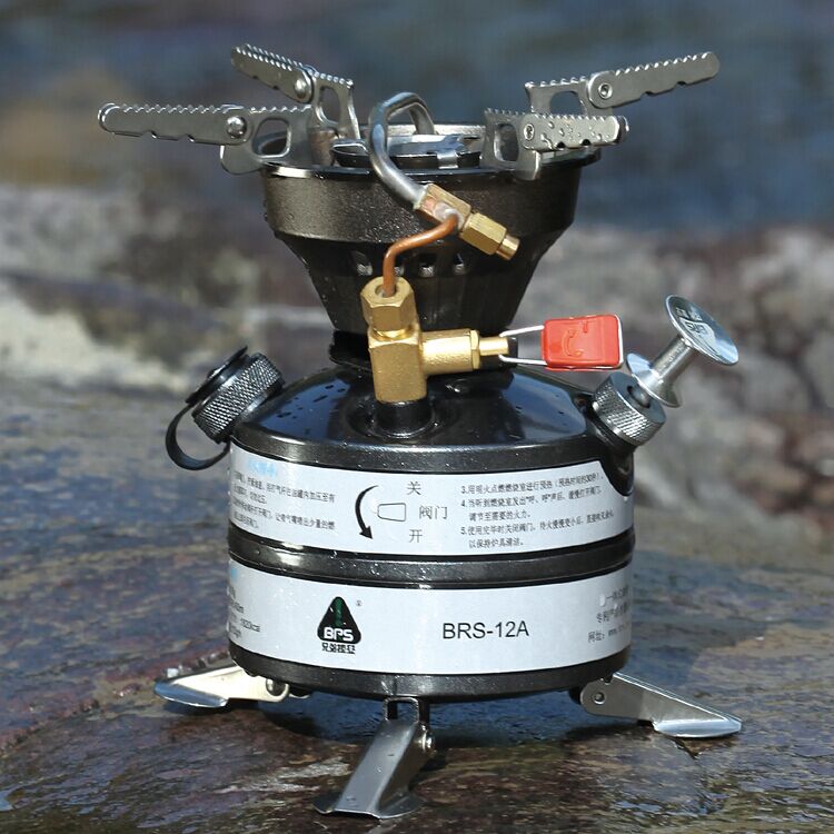 Brothers BRS-12A Outdoor Field Integrated Petrol Stove Alcohol Stove Portable Camping Furnace End of the Nic Stove