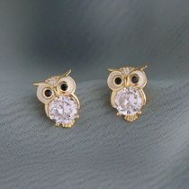 CAOSHI Sweet Lady Owl Earrings Female Delicate Gift Shiny