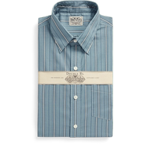 RRL Mens 24 Early Spring Slim Fit Striped Cotton Woven Shirt RL93177