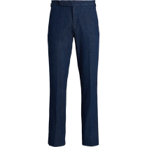 PURPLE LABEL male fit 24 years spring Gregory cotton denim fabric suit long pants RL93349