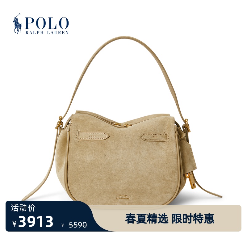 【Polo Id】Ralph Lauren/Ralph Lauren Women's 26 Spring Cow Suede Mini Crossbody Bag 【Polo Id】Ralph Lauren/Ralph Lauren Women's 26 Spring Cow Suede Mini Crossbody Bag