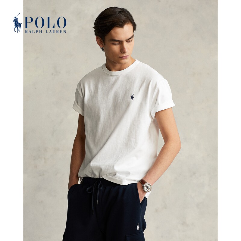 Ralph Lauren Ralph Men's Classic Solid Polo Short Sleeve T-Shirt