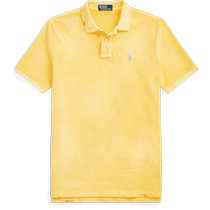 Ralph Lauren mens and womens 24 spring classic version cotton garment-dyed fabric Polo shirt