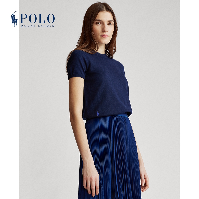 Ralph Lauren Ralph women's classic short sleeve knitted sweater RL21311