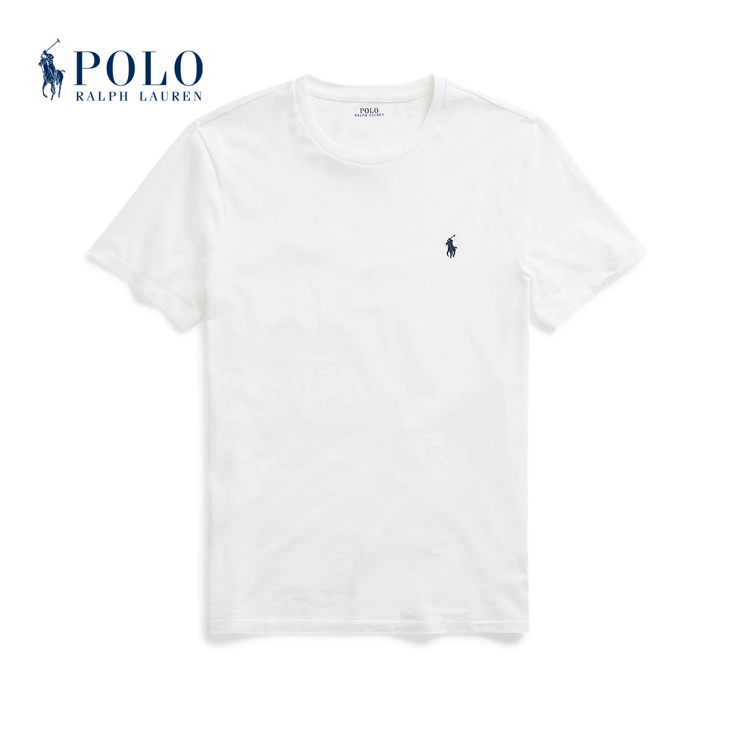 Классическая футболка с коротким рукавом, по форме прилегающая, Ralph Lauren