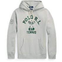 Ralph Lauren Mens Spring 24 Wimbledon Pattern Hoodie RL18370