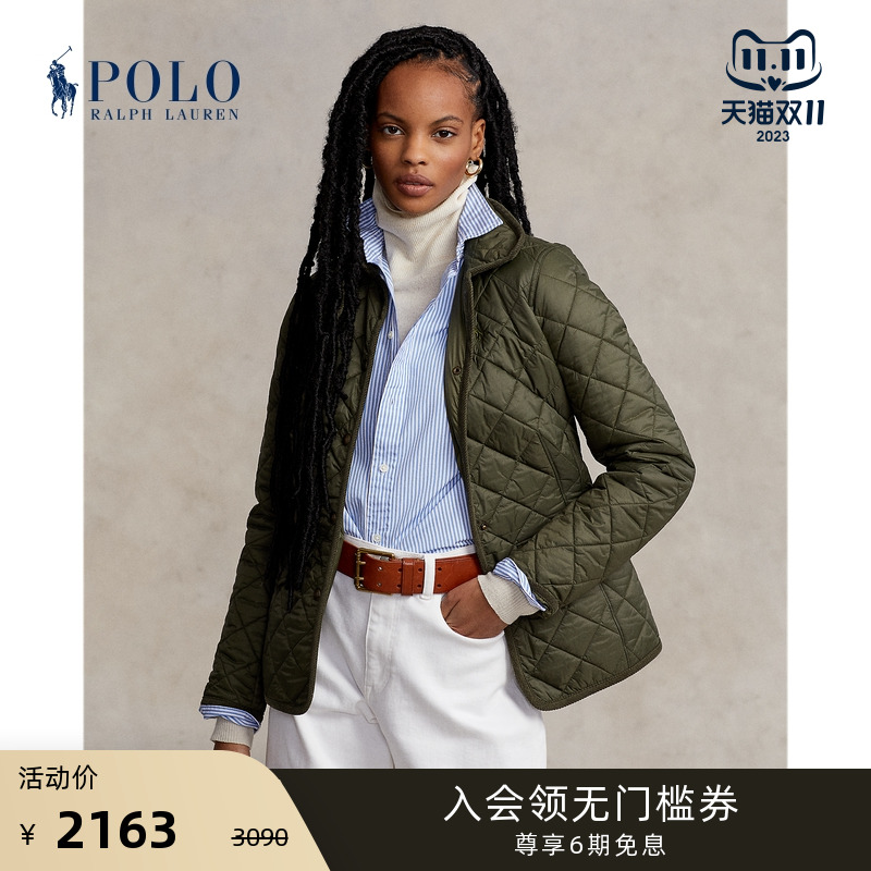 Ralph Lauren Rav Lauren Women's dress classic Anti-Stained Water Quilted Jacket RL23395-Taobao