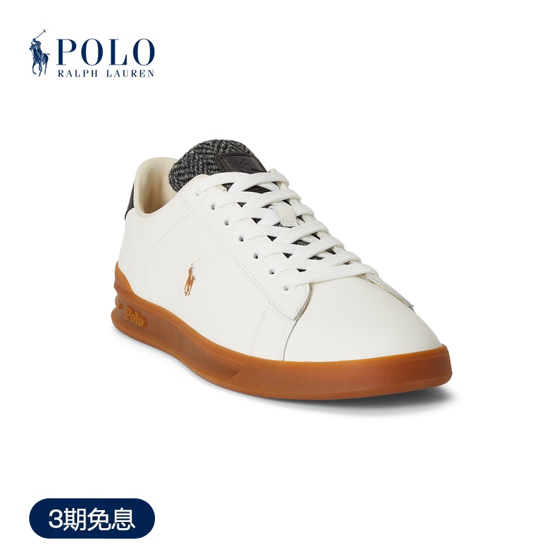 Ralph Lauren/Ralph Lauren Men's Fall 26 Retro Court Ii Leather Sneakers Rl54728