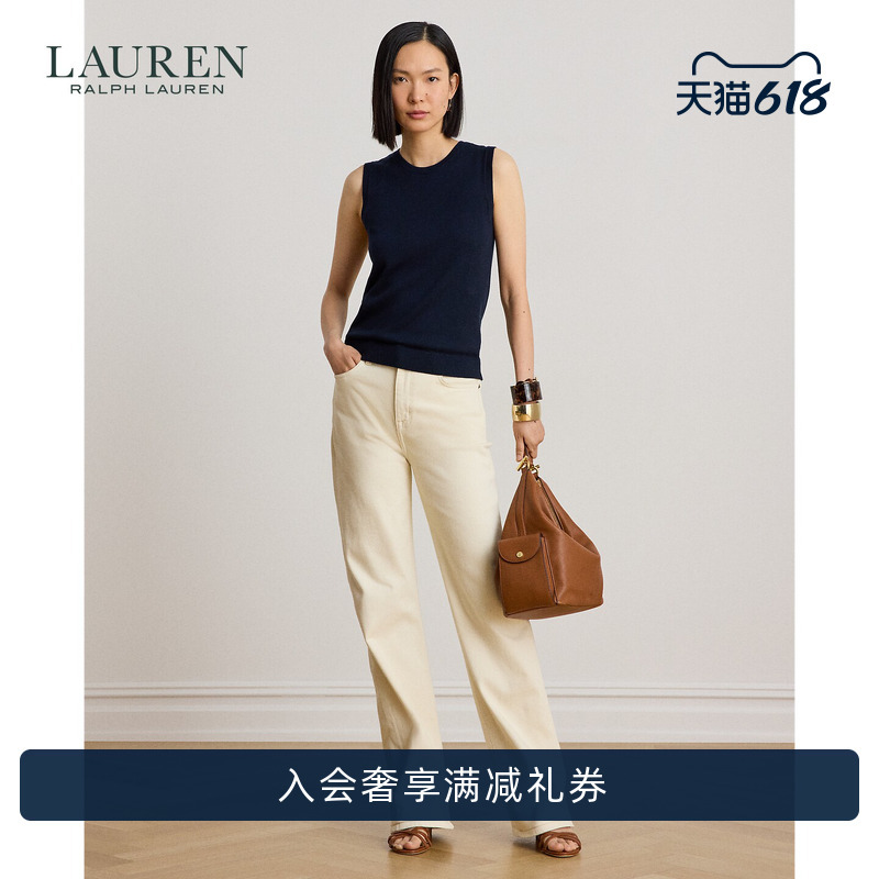 Lauren/Ralph Lauren Women's 2026 Autumn High-Waisted Straight-Leg Jeans Rl63122 Lauren/Ralph Lauren Women's 2026 Autumn High-Waisted Straight-Leg Jeans Rl63122