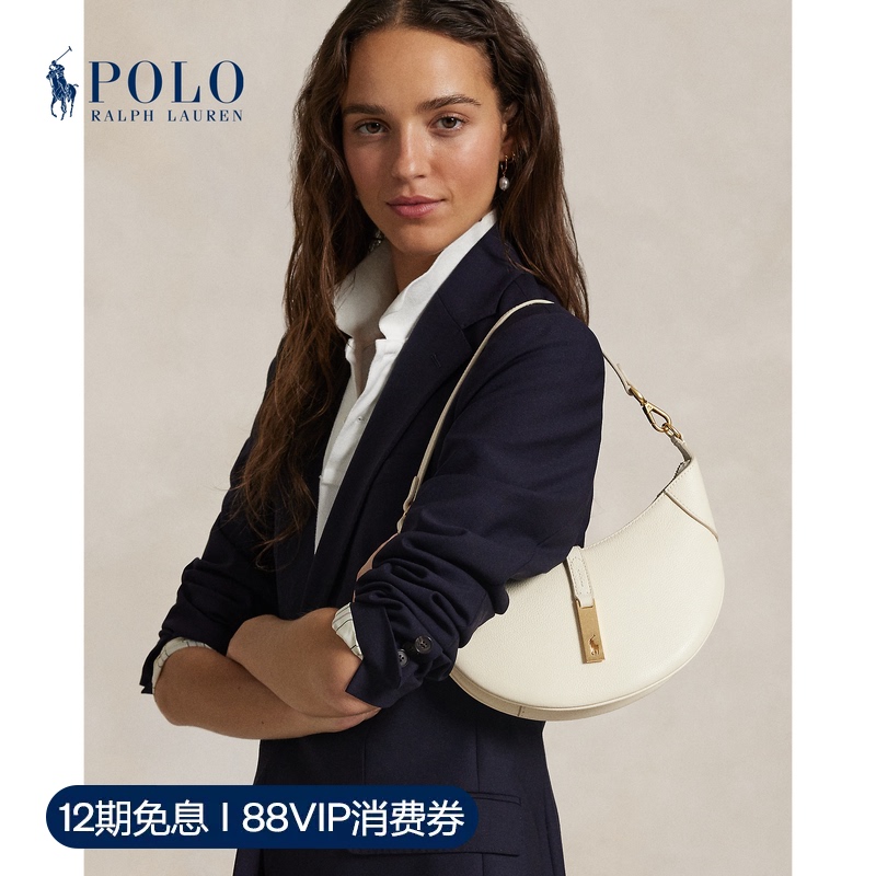 【Polo Id】Ralph Lauren/Ralph Lauren Women's Classic Leather Mini Shoulder Bag