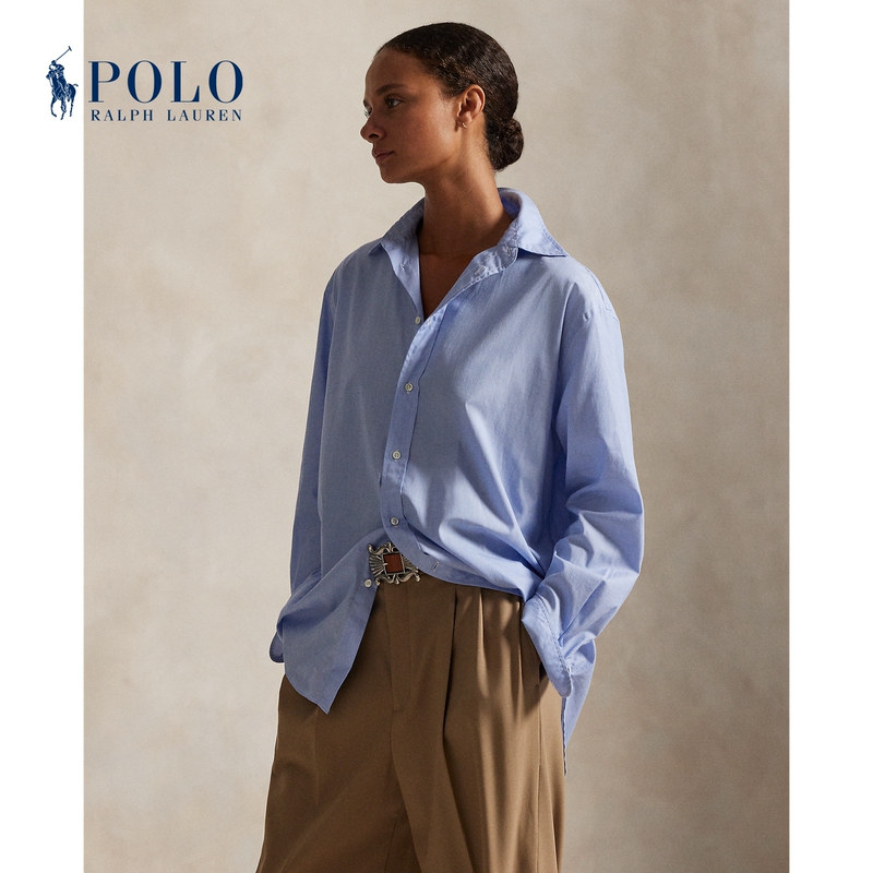 Ralph Lauren/Ralph Lauren Women's Classic Large Size Cotton Shirt Rl26908