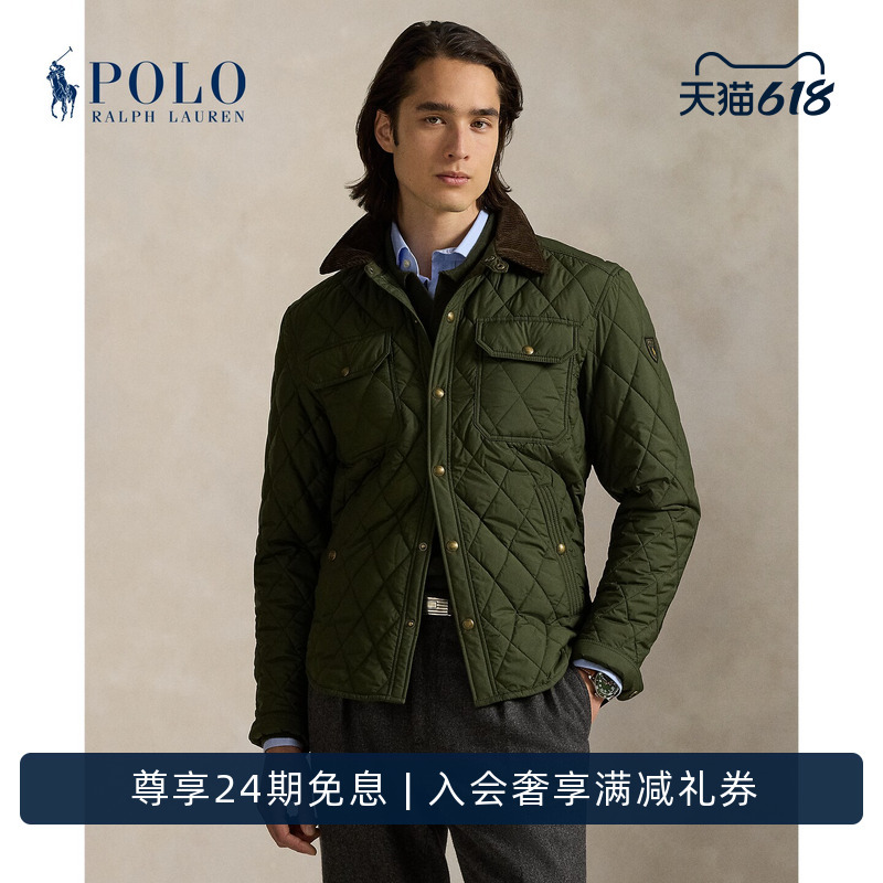 Ralph Lauren/Ralph Lauren Men's Classic Beaton Quilted Jacket Rl100345 Ralph Lauren/Ralph Lauren Men's Classic Beaton Quilted Jacket Rl100345