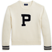 Ralph Lauren Girls Fall 24 Cotton Athlete Sweater RL42037