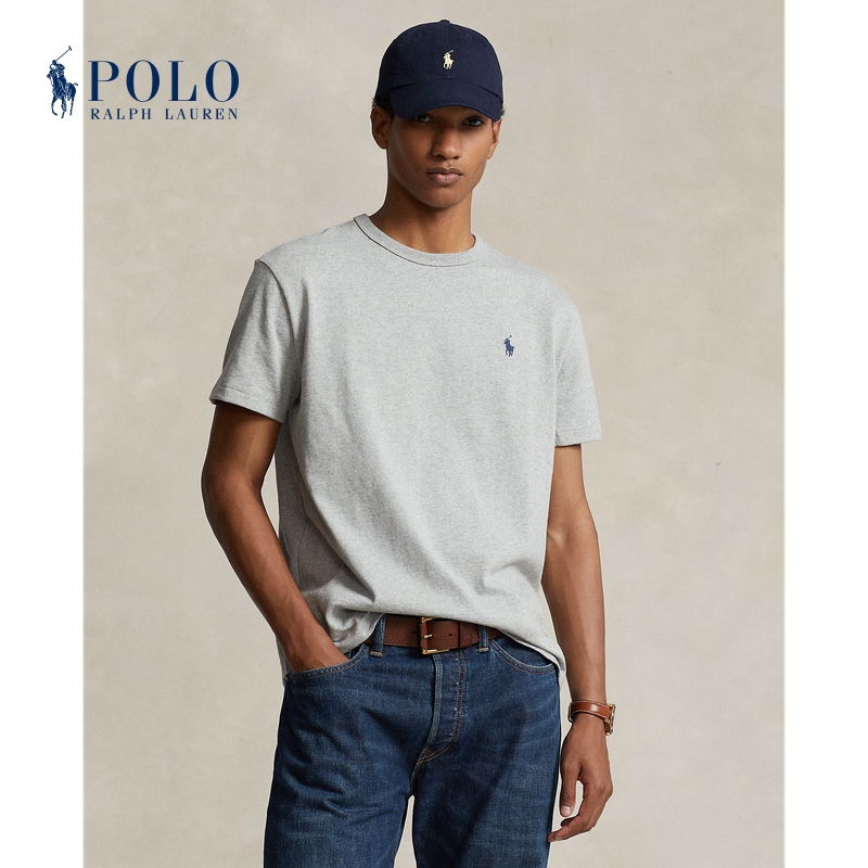 Ralph Lauren/Ralph Lauren Men's Classic Edition Jersey Crew Neck Cotton T-Shirt Rl13452 Ralph Lauren/Ralph Lauren Men's Classic Edition Jersey Crew Neck Cotton T-Shirt Rl13452