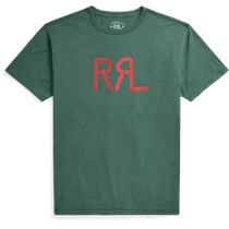 RRL Mens Fall 24 Logo Cotton Jersey T-Shirt RL93779