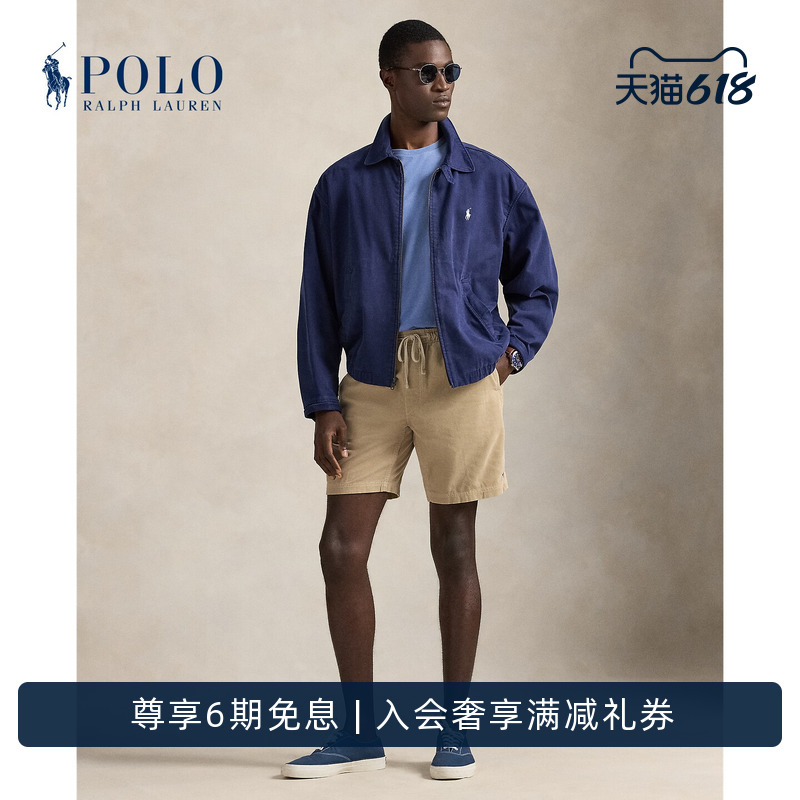 Ralph Lauren/Ralph Lauren Men's Spring 26 Classic Corduroy Cotton Shorts Rl100710 Ralph Lauren/Ralph Lauren Men's Spring 26 Classic Corduroy Cotton Shorts Rl100710