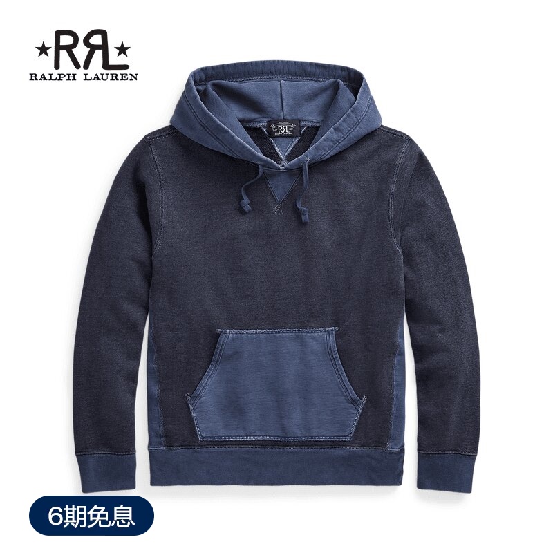 Rrl Men's Classic Garment-Dyed Hoodie Rl93163 Rrl Men's Classic Garment-Dyed Hoodie Rl93163