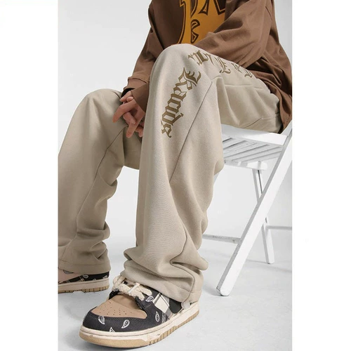 Ретро штаны в стиле хип-хоп, в американском стиле, свободный прямой крой