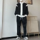 Черный [Добавьте в избранное и получите приоритетную доставку] Куртка + брюки Taomeng TZ39