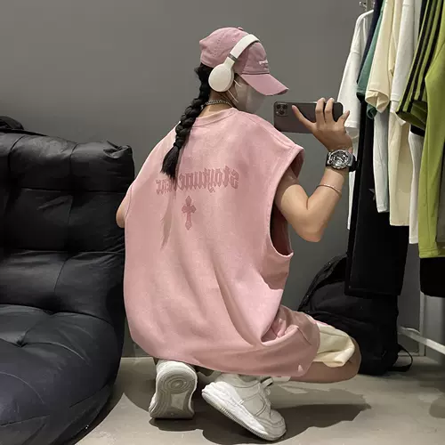 Мужской зеленый летний ретро жилет, бархатная спортивная футболка без рукавов, в американском стиле