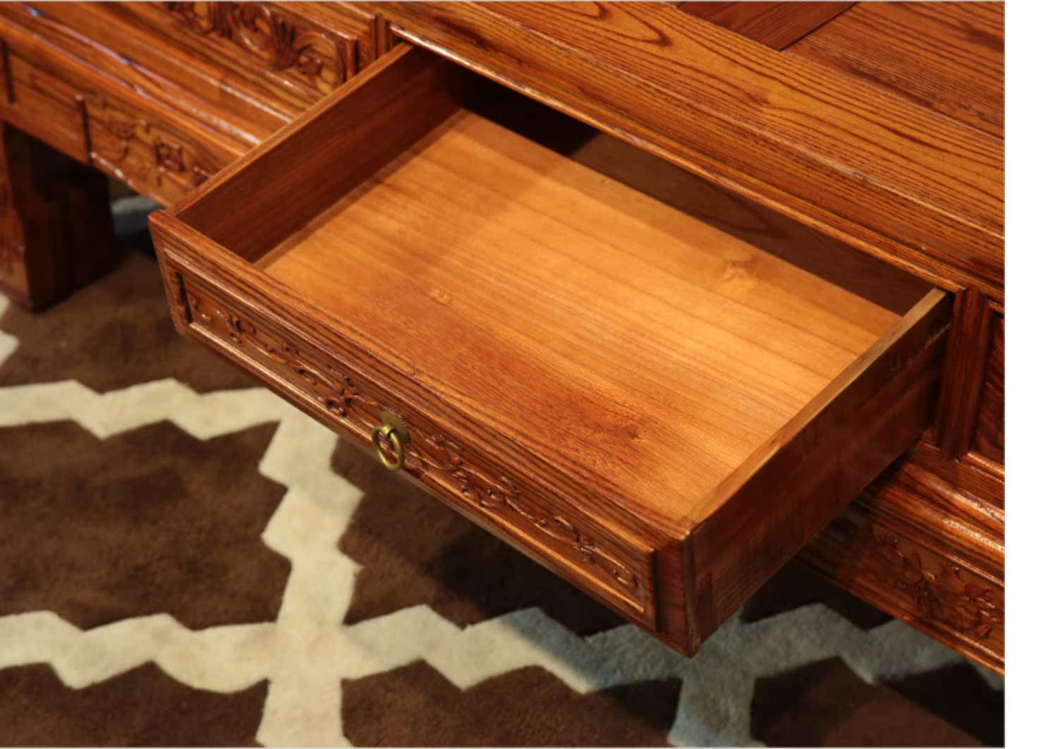 Cổ sofa gỗ kết hợp sofa Nam Elm phong cách Trung Quốc rắn gỗ cổ đồ nội thất voi đầu sofa phòng khách sofa - Ghế sô pha ghế thư giãn phòng khách