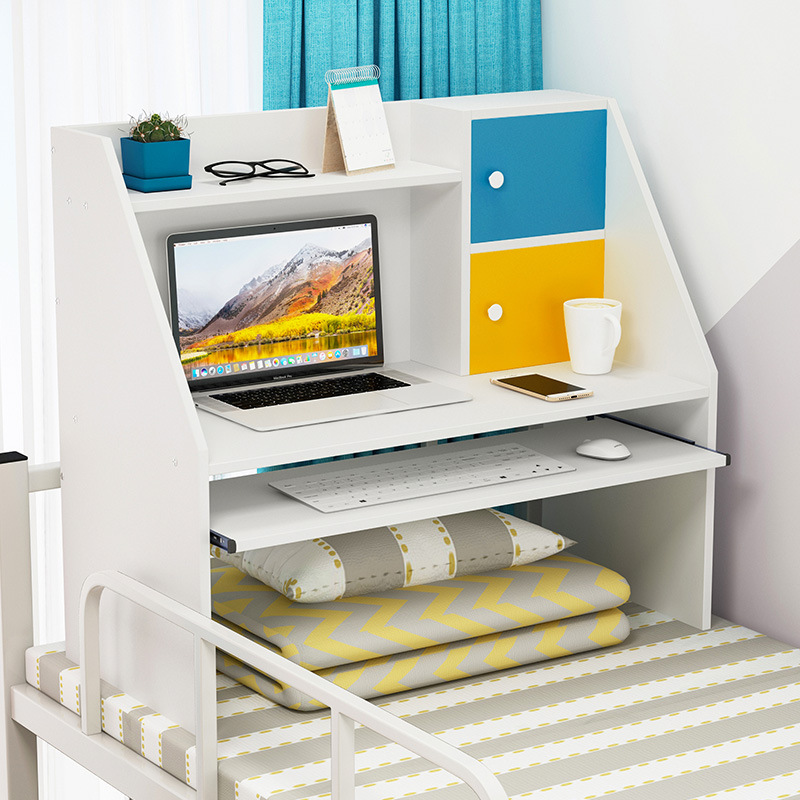 A table that can be placed on a bed in a university dormitory Upper bed Lower bed desk ins Computer bed 80cm long