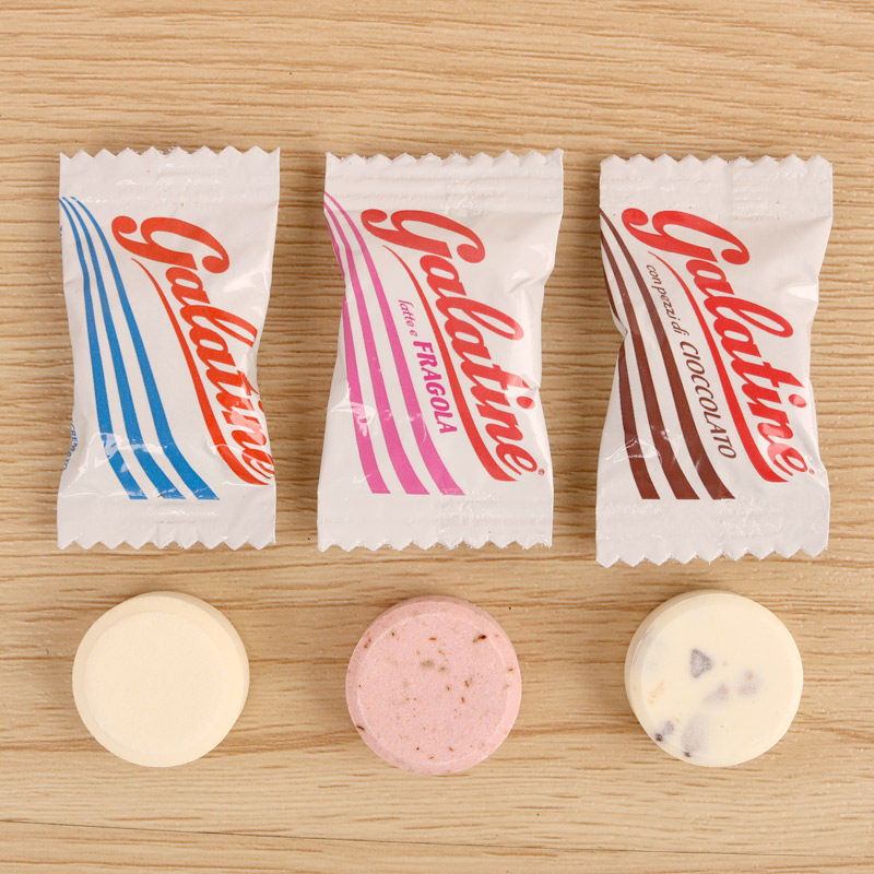 Buy 3 get 1 free Italy imported galatine milk tablets galatine milk sugar Baby children's high calcium snack tablets