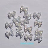 Акриловые бусины с бантиком, аксессуар, перламутровые аксессуары, галстук-бабочка, 18мм