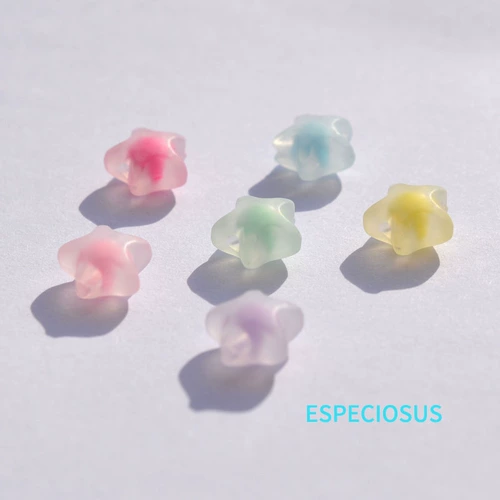 Прозрачные матовые серьги, акриловые бусины, аксессуар, аксессуары, 11мм