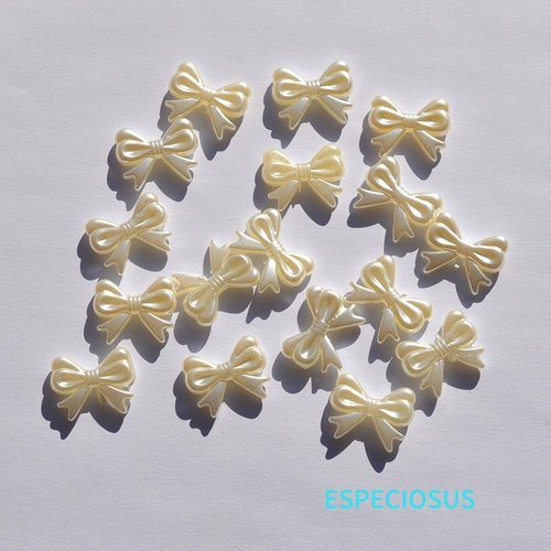 Акриловые бусины с бантиком, аксессуар, перламутровые аксессуары, галстук-бабочка, 18мм, DIY