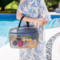 Travel portable waterproof makeup bag for women toiletries storage bag Transparent portable bath bath bath bath bag for men