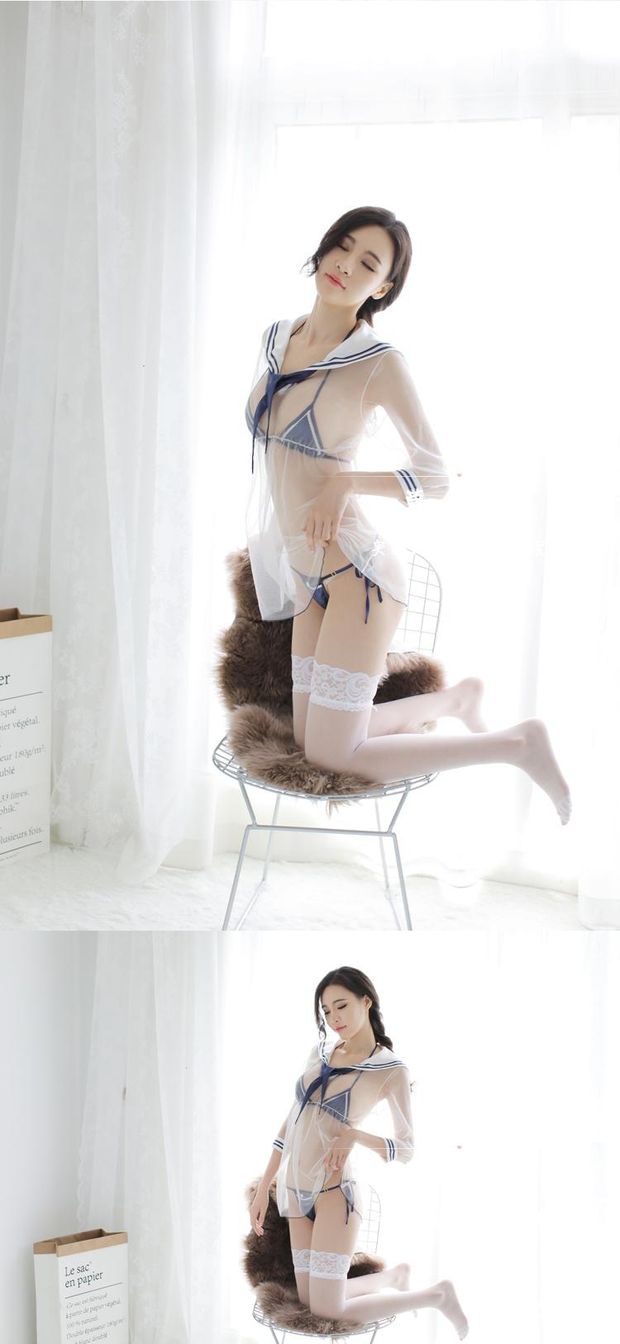Sexy hai nhân dân tệ đồ lót tâm trạng váy ngủ nữ đồng phục thủy thủ cám dỗ trong suốt xem ba điểm phù hợp với sinh viên váy cho người trung niên