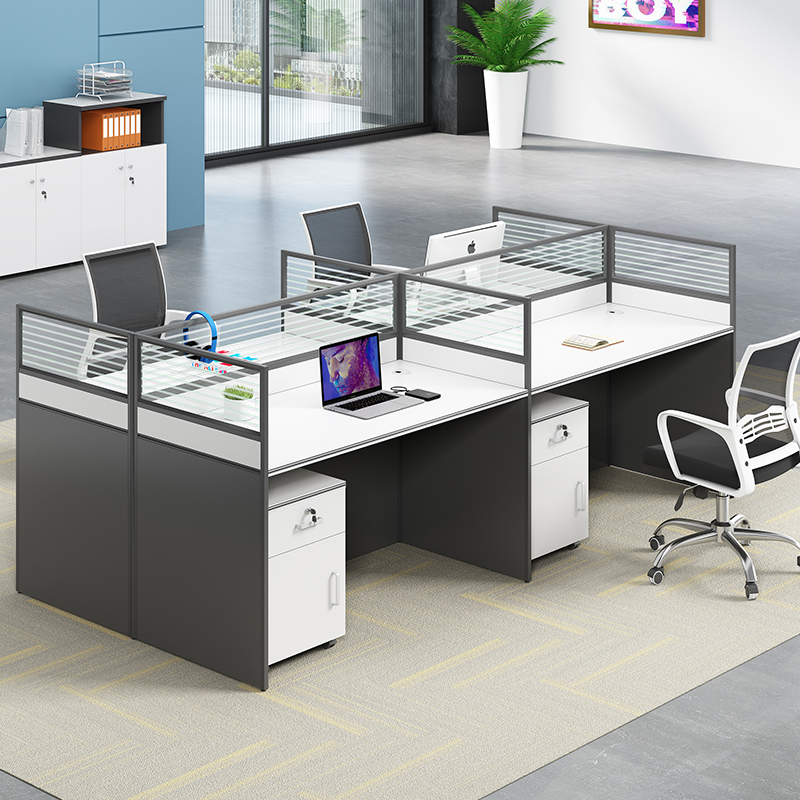 Staff Screen Desk Sub Brief Staff Office Computer Desk Chair Combination Partition Station Work Finance Desk