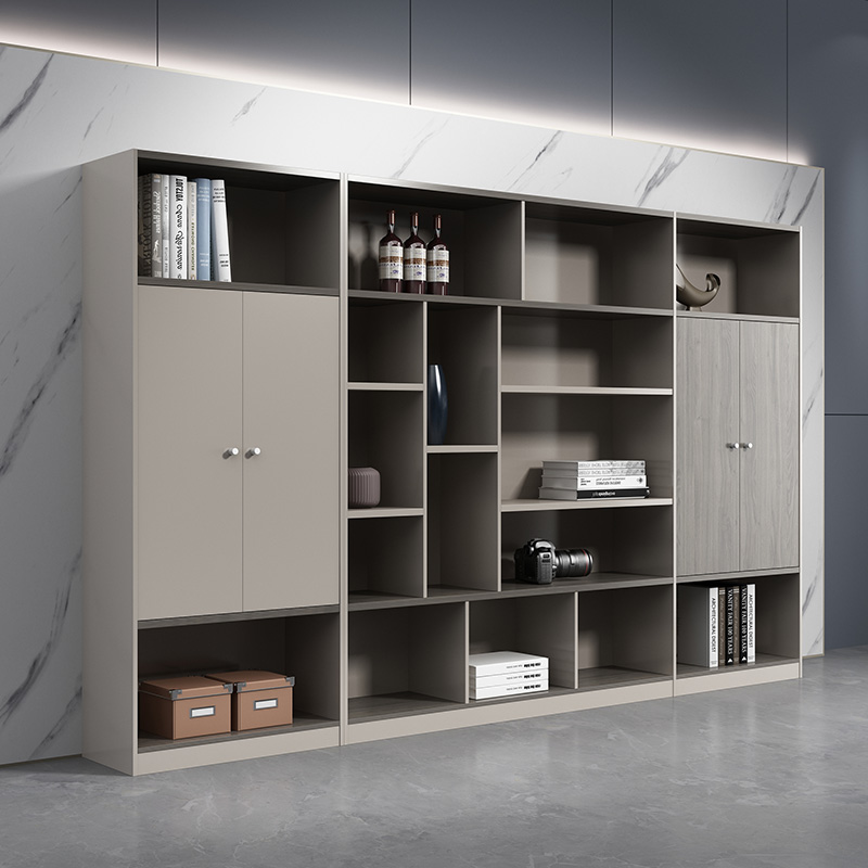 Office file cabinet simple modern bookcase information cabinet wooden storage cabinet floor boss manager office bookcase