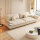 Современный минималистичный тканевый диван sailing sofa в итальянском стиле, легкая роскошь, высококачественная фланель, сверхширокая глубина сидения, ультратонкая гостиная в ряд mini 1