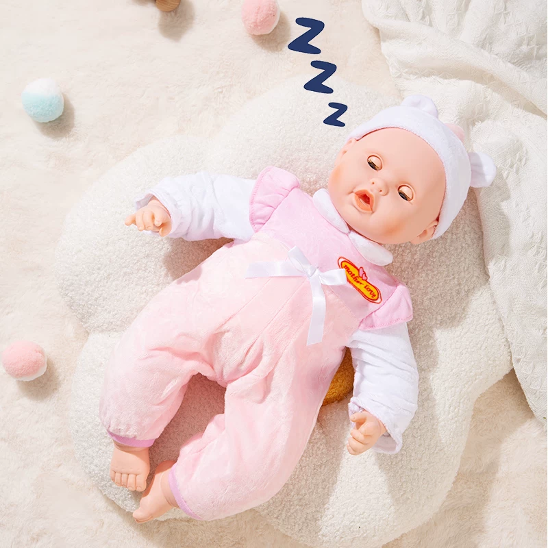 Doll, speaking realistic toy for dressing up from soft rubber