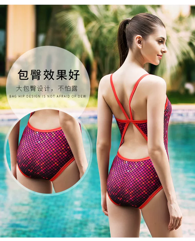 Đồ bơi nữ gợi cảm Xiêm thon bụng áo tắm thời trang chuyên nghiệp đào tạo tam giác thể thao đồ bơi mùa xuân nóng - Bộ đồ bơi One Piece