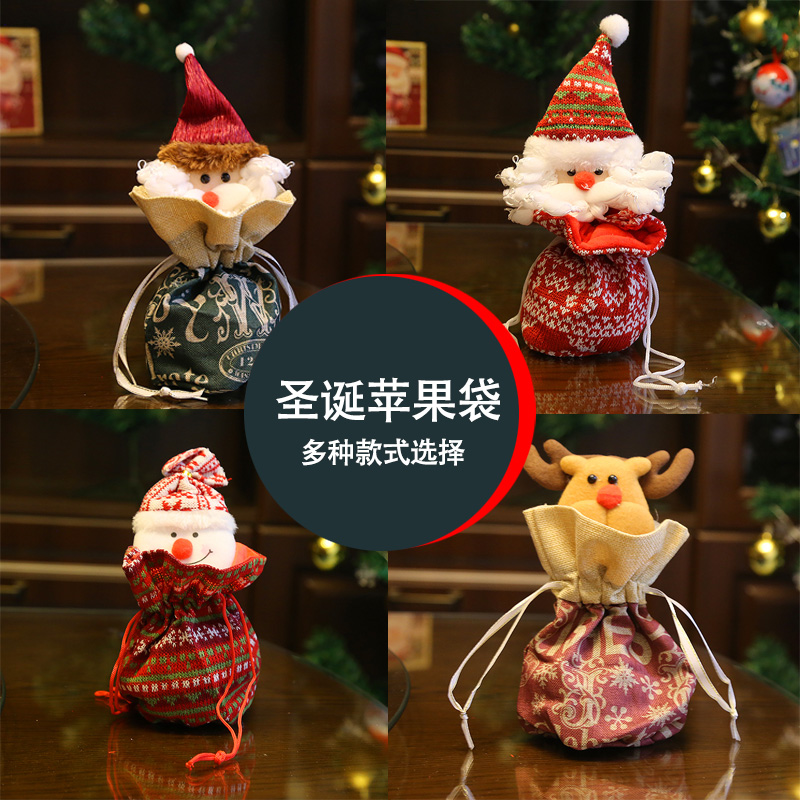 Christmas Big Christmas Christmas Socks Seniors Snowman Gift Bags Gift Bags Safe Fruits Packaging Boxes Candy Apple Bags