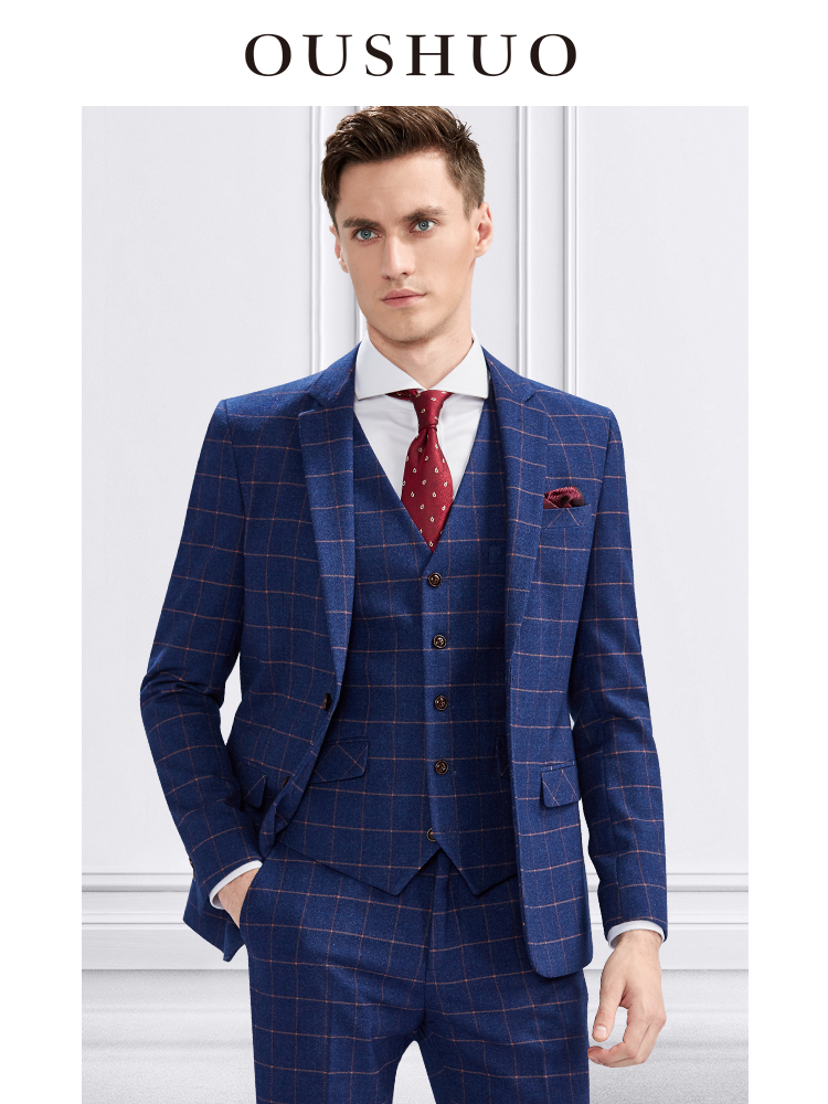 Brigade suit Fall Men 3-piece Han Wedding Wedding Costume